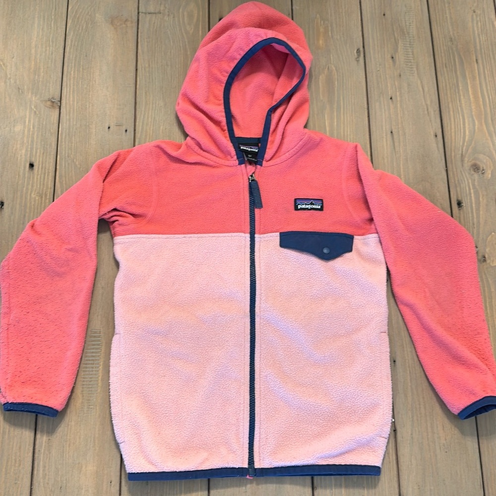 Well loved Girls Patagonia 5T Micro D Snap-T Jacket